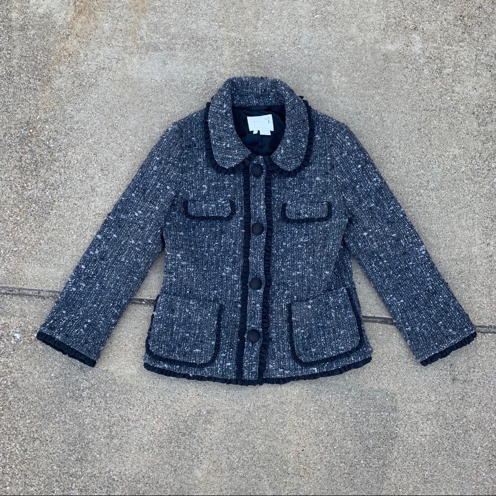 Kate spade tweed jacket Sz 4